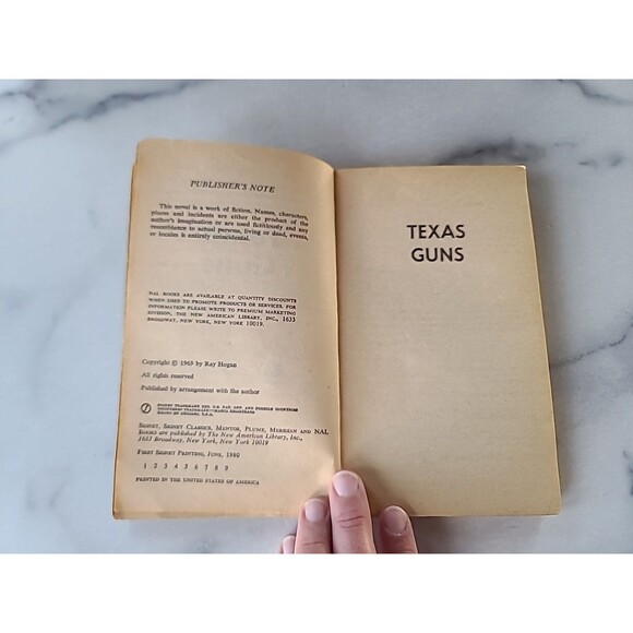 Texas Guns By Ray Hogan Paperback - Picture 4 of 10